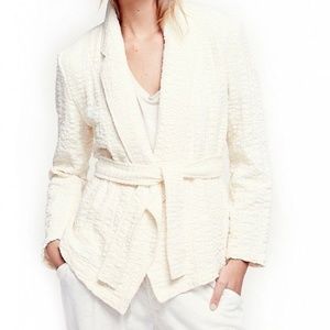Free People Textured Blazer with Belt